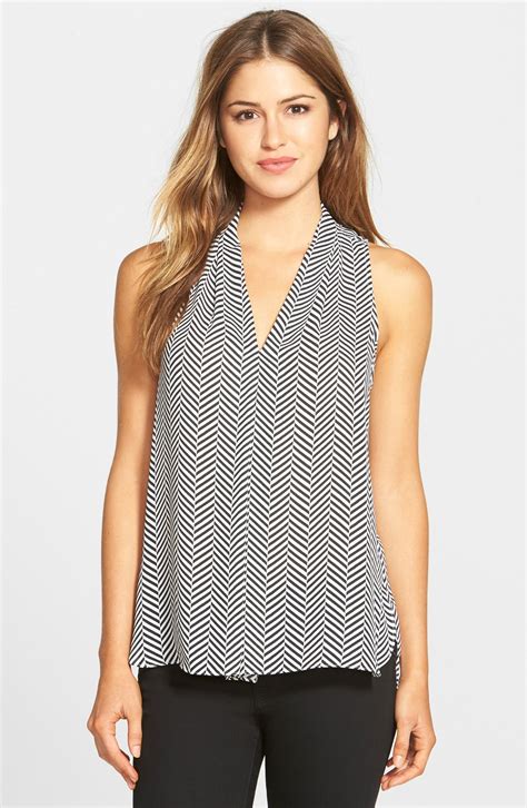 vince camuto sleeveless tops